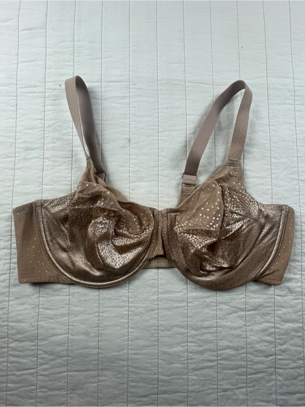 Wacoal Nude Unlined underwire Bra 44DD